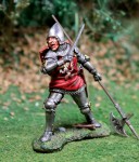 English Man At Arms 2 w/halberd and sword