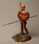 Tin Soldier Peltast (Light Infantry Warrior)