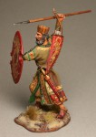 Tin Soldier Persian Warrior Wearing a Crown
