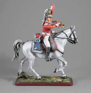 Трубач 1-го кирасирского полка 1810-1811 г. — оловянные солдатики AGES