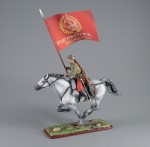 Trooper-flagbearer of the Red 1-st Horse Army,1920