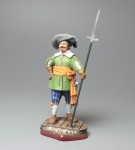 Tin Soldier Captain, Pikemen Company, Netherlands,1625