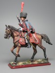 Tin Soldier Officer, 3rd Hussars Regiment  with a pistol