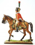 Tin Soldier Officer, Chasseurs a Cheval of the Imperial Guard (with pistole), 1810