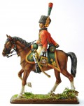Tin Soldier Trooper, Chasseurs a Cheval of the Imperial Guard (with carbine), 1810