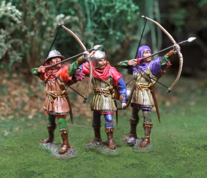 Agincourt Archers 3 Figures — оловянные солдатики AGES