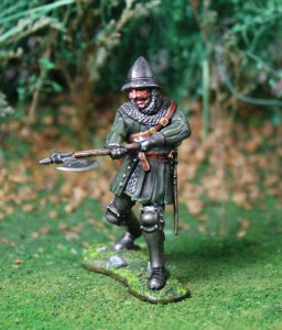 English Man At Arms 4 w/axe — оловянные солдатики AGES