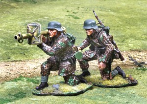 Waffen SS Panzerschrek Team — оловянные солдатики AGES