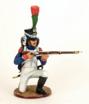 Рядовой полка фузилеров егерей, 1812