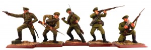 Набор пехотинцев РИА, 1914 — оловянные солдатики AGES
