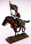 Standard bearer of Life Guard Dragoon regiment,1812 