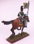 Standard bearer of Life Guard Dragoon regiment,1812 