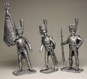 Гренадеры Пешей Гвардии, Франция, 1812 — оловянные солдатики AGES