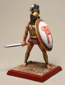 Спартанский гоплит — оловянные солдатики AGES