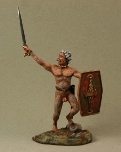 Кельт из племени гесатов — оловянные солдатики AGES