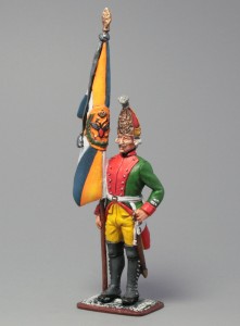 Знаменосец Московского гренадерского полка, 1799 г. ― AGES