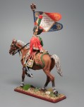 Офицер орлоносец конных егерей Императорской Гвардии, 1810