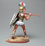 The Spartan Hoplite with white shield, 480 BC