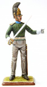 Обер-офицер Тверского драгунского полка — оловянные солдатики AGES
