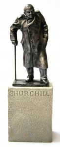 Уинстон Черчилль, копия памятника — оловянные солдатики AGES