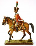 Officer, Chasseurs a Cheval of the Imperial Guard (with sabre),  1810