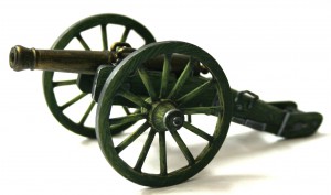 12-ти фунтовое орудие системы Грибоваля — оловянные солдатики AGES