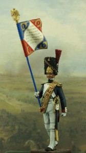 Standard bearer. Year 1810 — оловянные солдатики AGES
