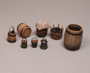 Набор аксессуаров к артиллерийскому расчету (8 предметов)